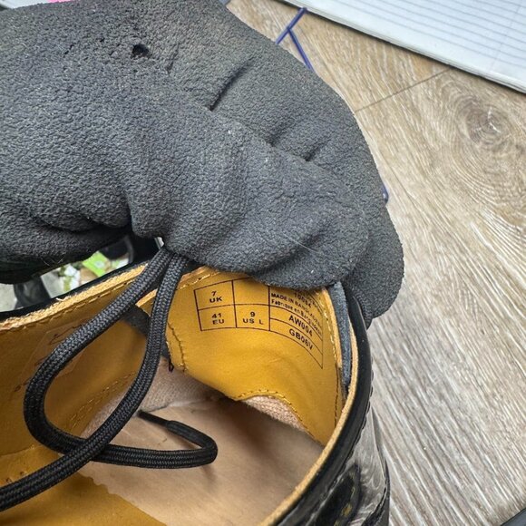 Dr. Martens Black Patent Leather Oxfords Women's Size 9 - Picture 5 of 7